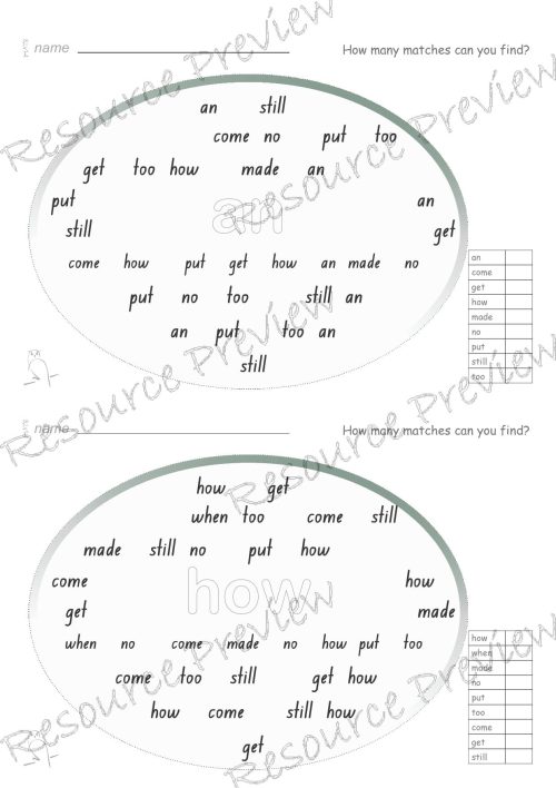 Sightword Match Lv1-4 - Image 2
