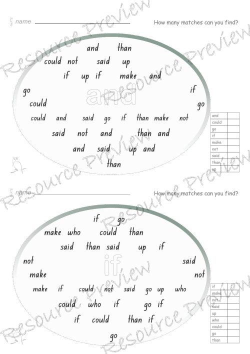 Sightword Match Lv1-5 - Image 3