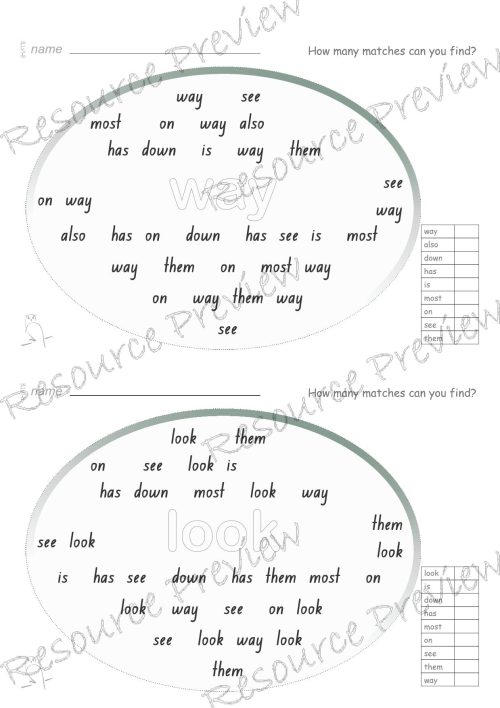 Sightword Match Lv1-8 - Image 2