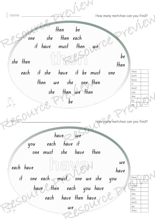 Sightword Match Lv1-9 - Image 2