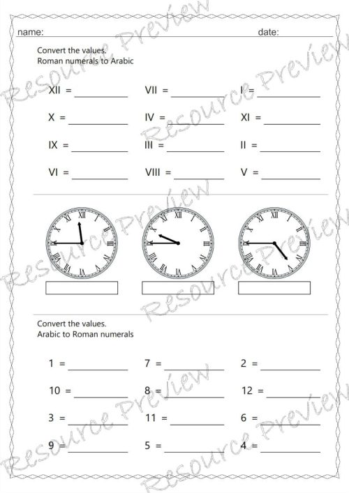 Roman numeral clock 15 min interval - Image 2