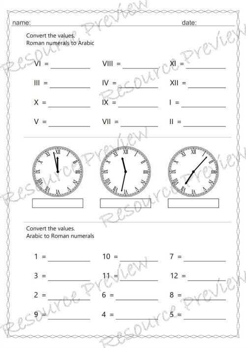 Roman numeral clock 1 min interval - Image 4