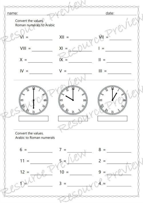 Roman numeral time O'clock - Image 2