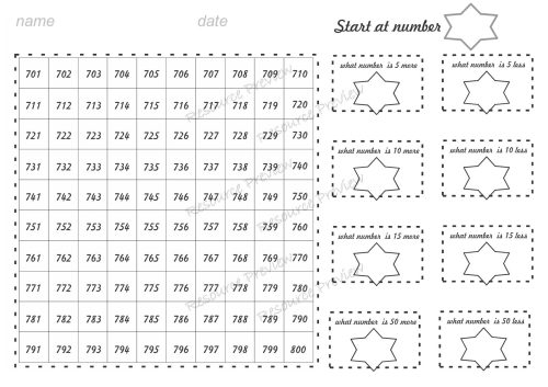 Hundred chart skip counting activities 2,3,5,10 - Image 6