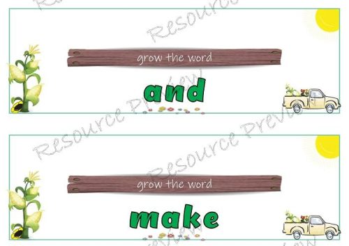 Sight word Grow and Mirror Lv1-10 - Image 6
