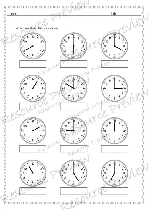 Analogue and digital time O'clock
