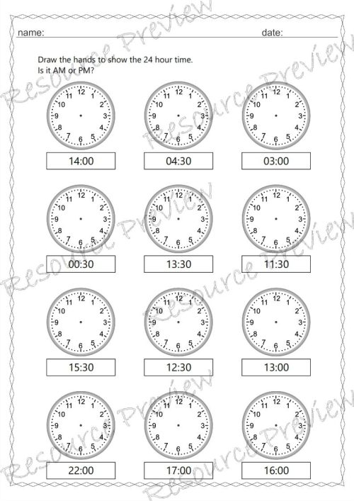 24 hour time 30 min interval - Image 2