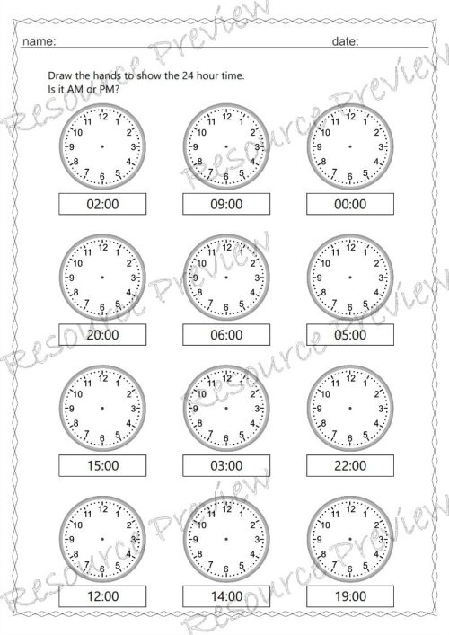 24 hour time O'clock - Image 2