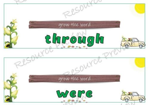 Sight word Grow and  Mirror Lv1-2 - Image 6