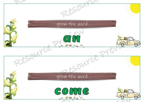 Sight word Grow and Mirror Lv1-4 - Image 6