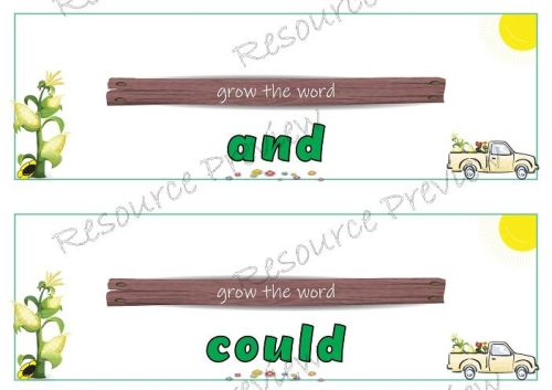 Sight word Grow and Mirror Lv1-5 - Image 6