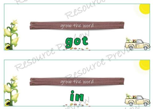 Sight word Grow and Mirror Lv1-6 - Image 6