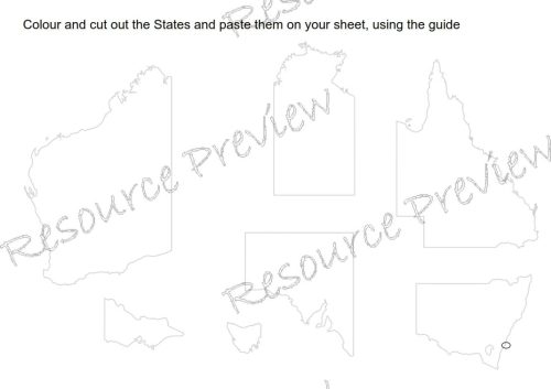 Map work  - Australian States and Territories - Image 4