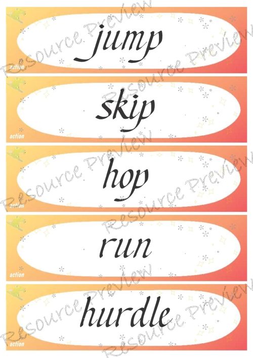 Verbs action 30 words - Image 2