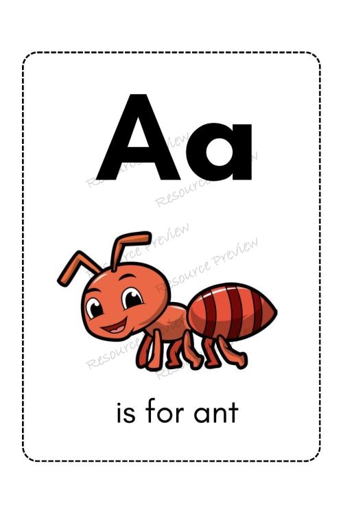 Alphabet Flash Cards