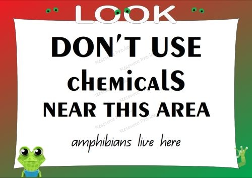 Poster - classroom pet area chemical