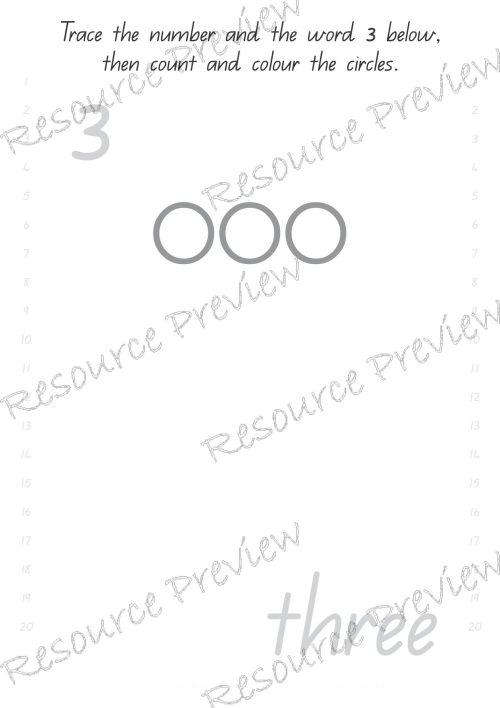Count to 20 workbook - Image 2