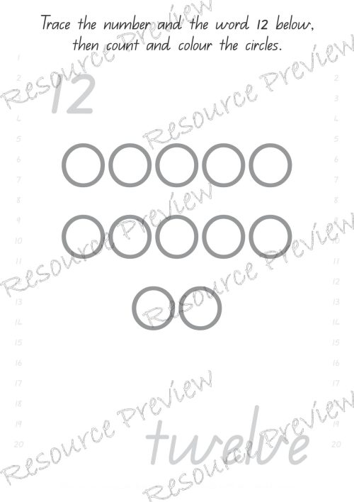 Count to 20 workbook - Image 3