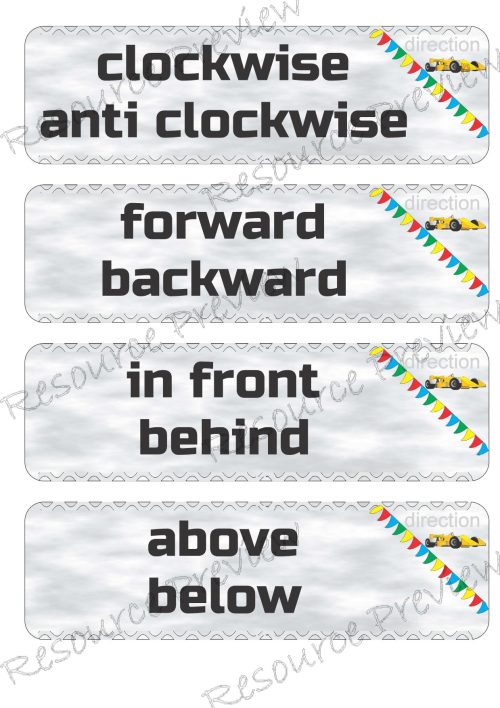 Directional Reinforcement Word Wall - Image 5