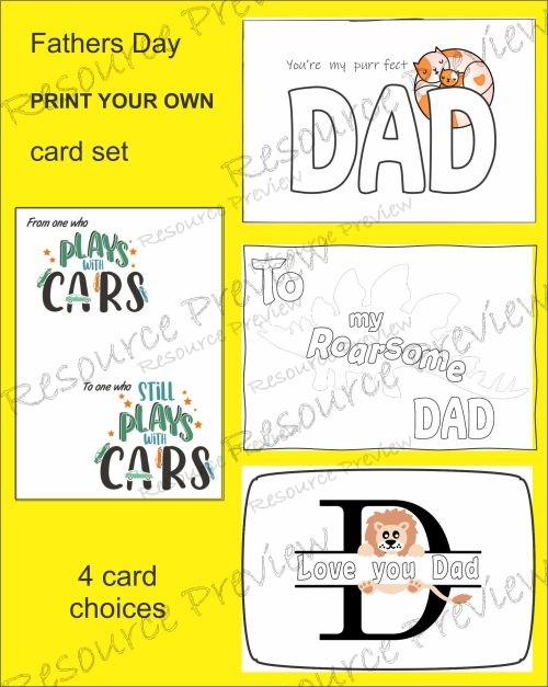 Fathers Day Card MYO