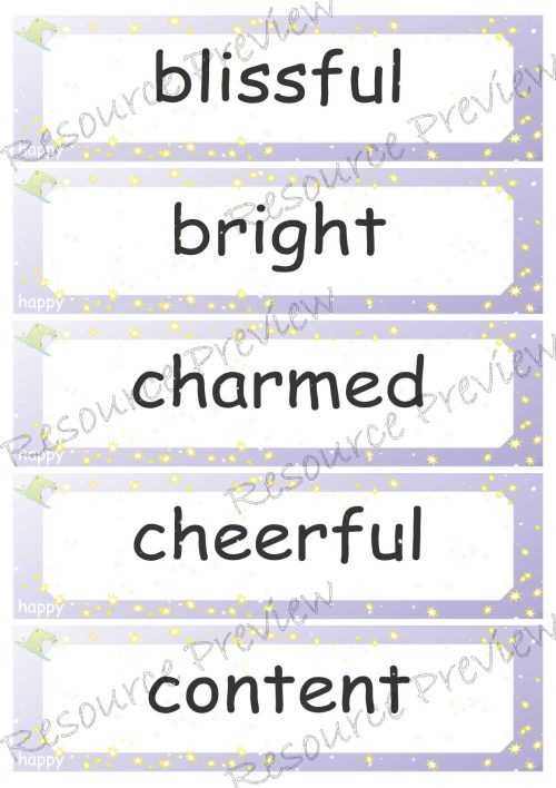 Synonyms for happy sad 50 words - Image 2