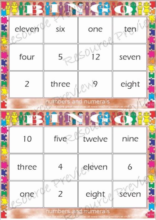 BINGO - Number Numeral pack - Image 2