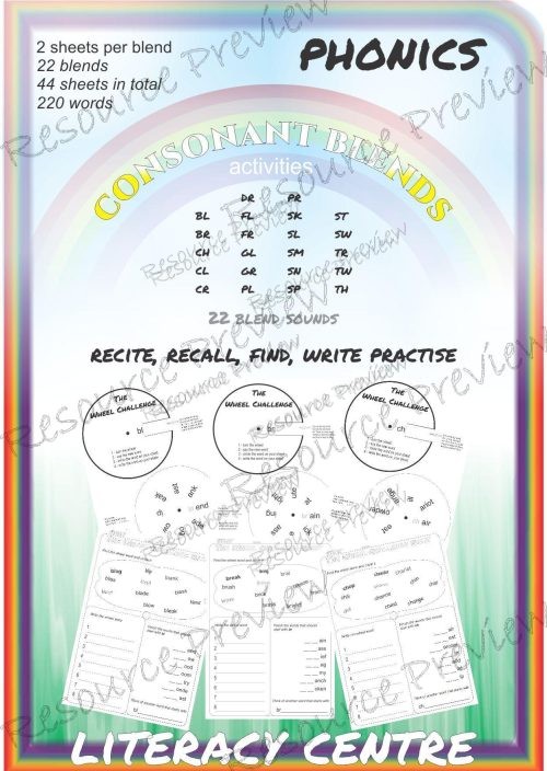 Phonic consonant blends