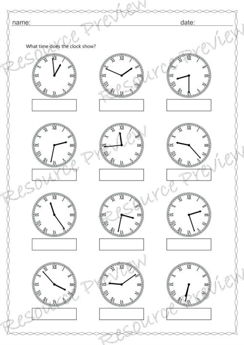 Roman numeral clock 1 min interval - Image 2