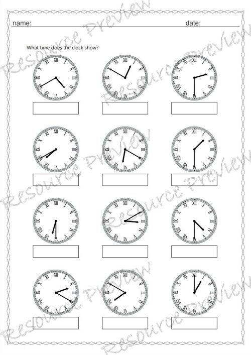 Roman numeral clock 10 min interval - Image 3