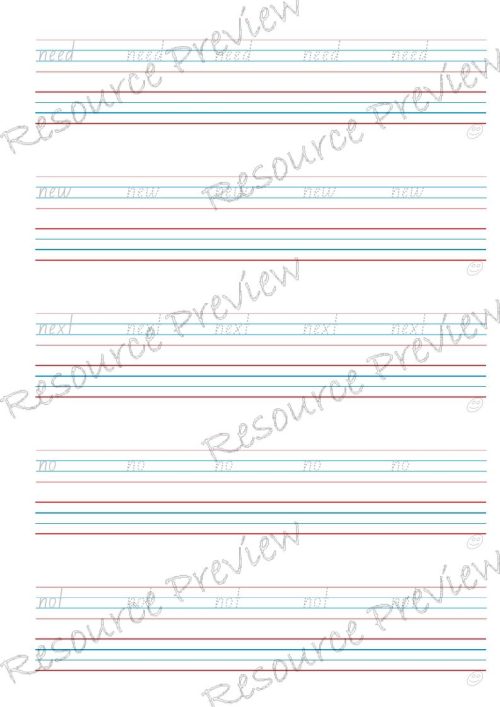 Sightword practice booklet Lv1-2-50words - Image 3