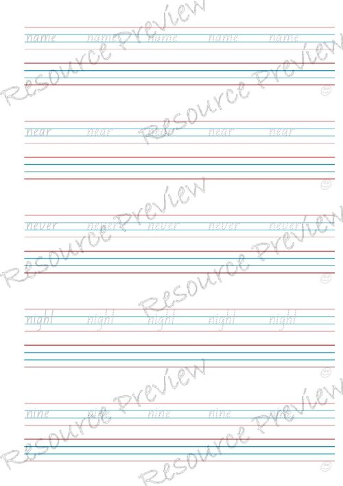 Sightword practice booklet Lv2-2-50words - Image 3