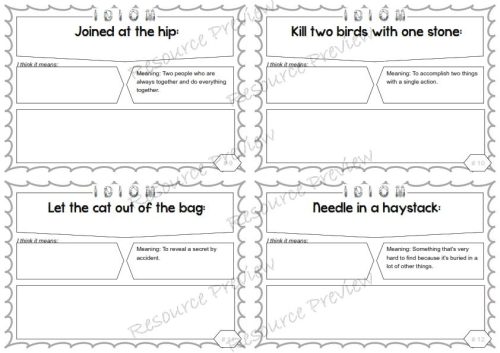 Idiom of the day - Set 1 x40 - Image 3