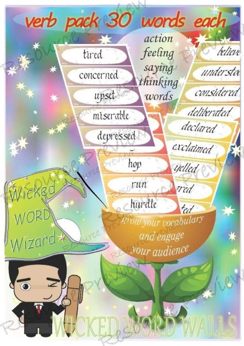 *BUNDLE Verbs - 30 words each