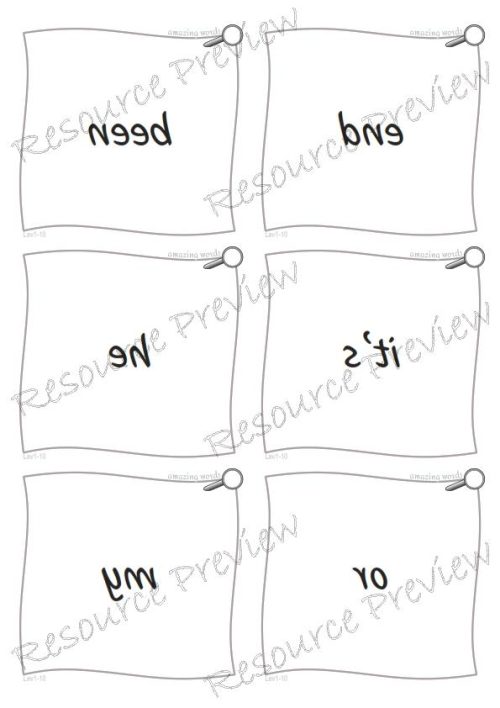 Sight word Grow and Mirror Lv1-10 - Image 2