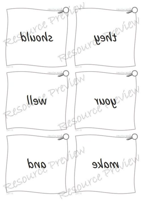 Sight word Grow and Mirror Lv1-10 - Image 3