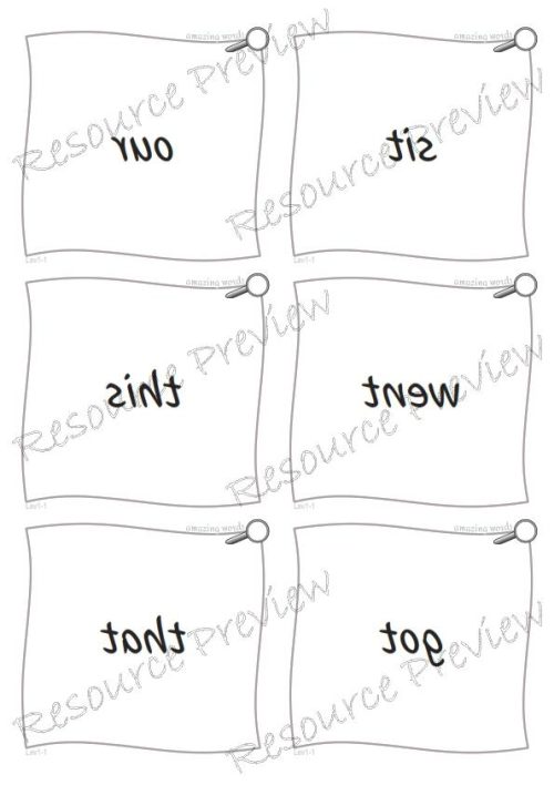 Sight word Grow and Mirror Lv1-1 - Image 3