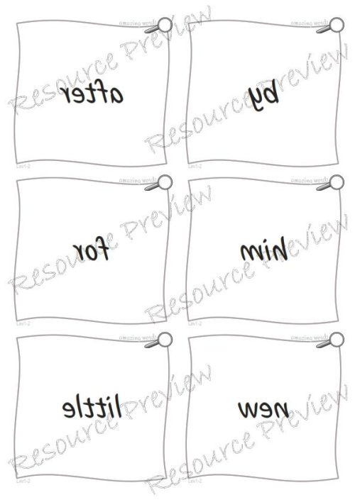 Sight word Grow and  Mirror Lv1-2 - Image 2