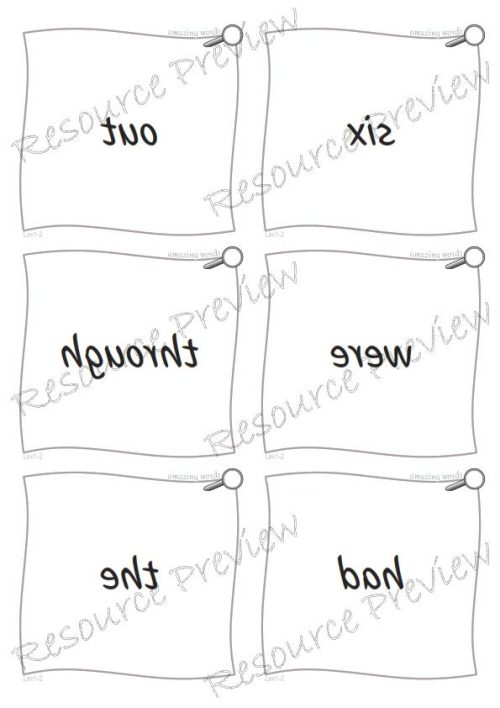 Sight word Grow and  Mirror Lv1-2 - Image 3