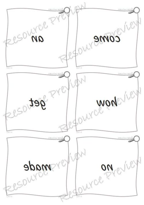 Sight word Grow and Mirror Lv1-4 - Image 2