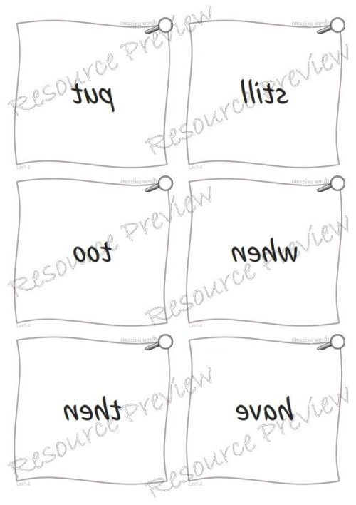 Sight word Grow and Mirror Lv1-4 - Image 3