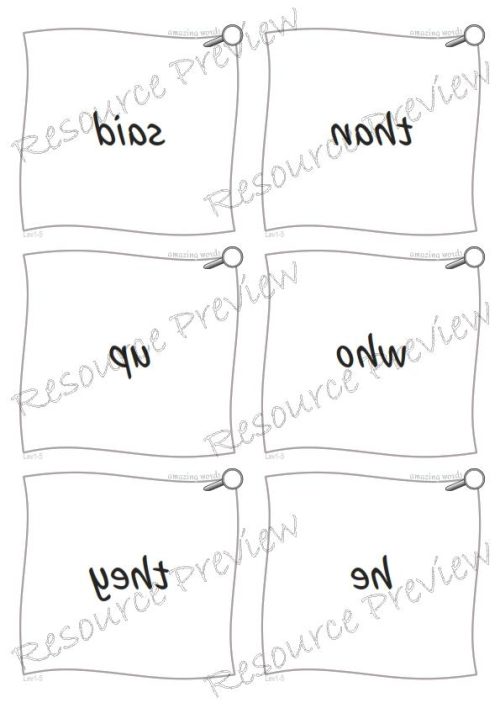 Sight word Grow and Mirror Lv1-5 - Image 3