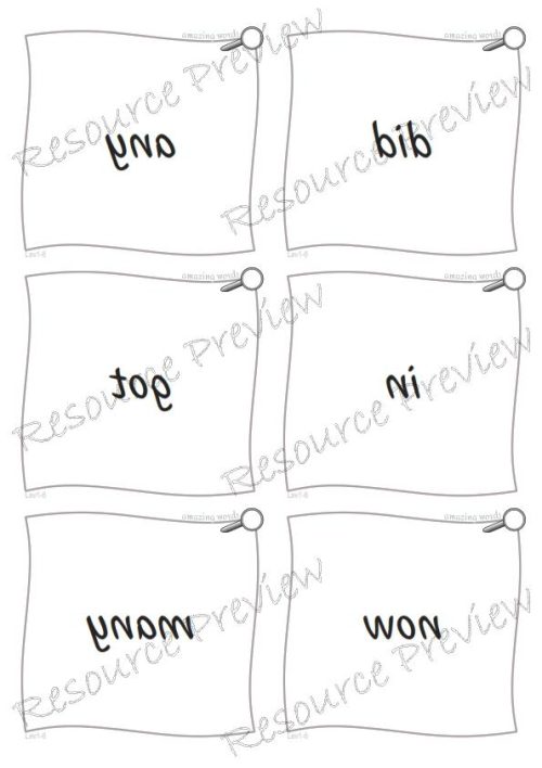Sight word Grow and Mirror Lv1-6 - Image 2