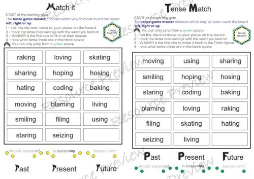 Verb tense activities ed and ing rule 3 drop it - Image 6