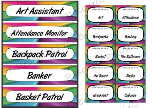 Classroom Jobs Board 98 - Image 2