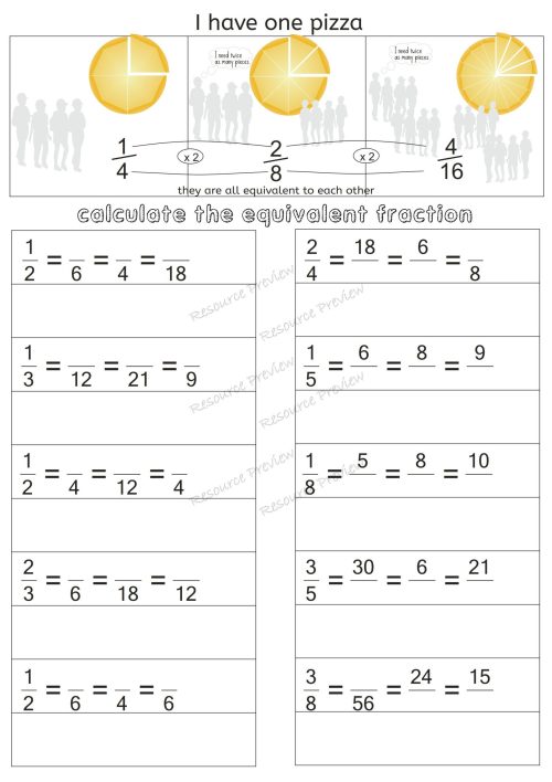 Calculate equivalent fractions - Image 4