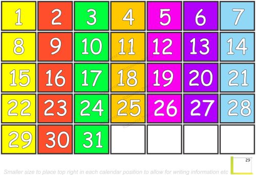 Classroom calendar - Image 4