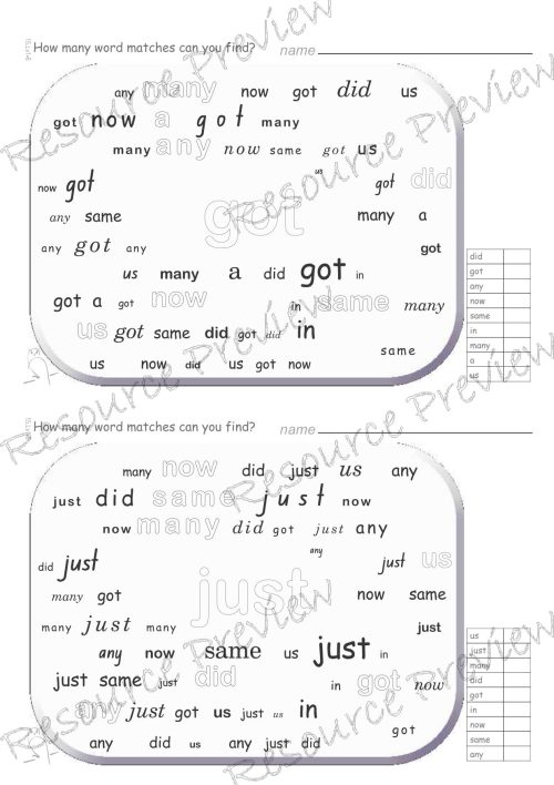 Sightword Match Lv1-6 - Image 2
