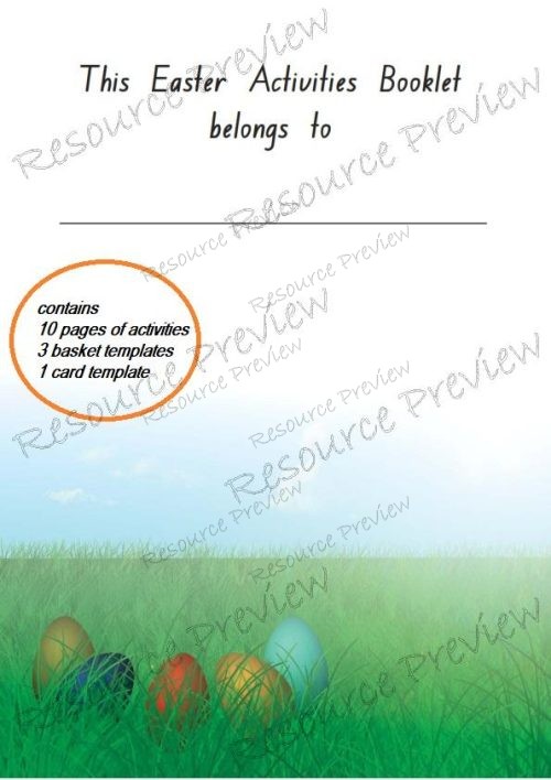 Easter activity set