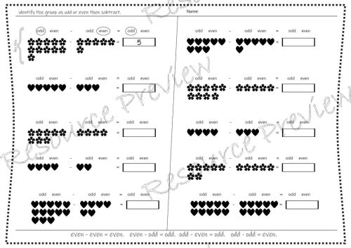 Identify odd and even numbers pack - Image 4