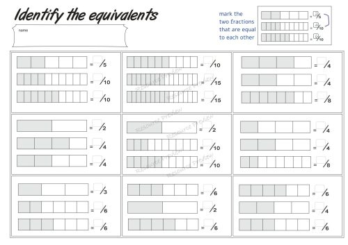 Equivalent fractions - Image 3